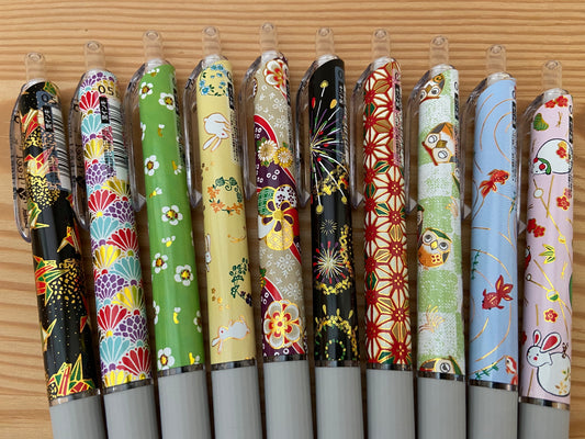 Limited Version by Pentel - YUZEN Traditional Japanese Pattern