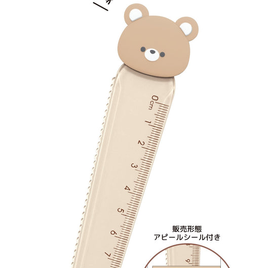 <NEW> Ruler with Rubber Mascot