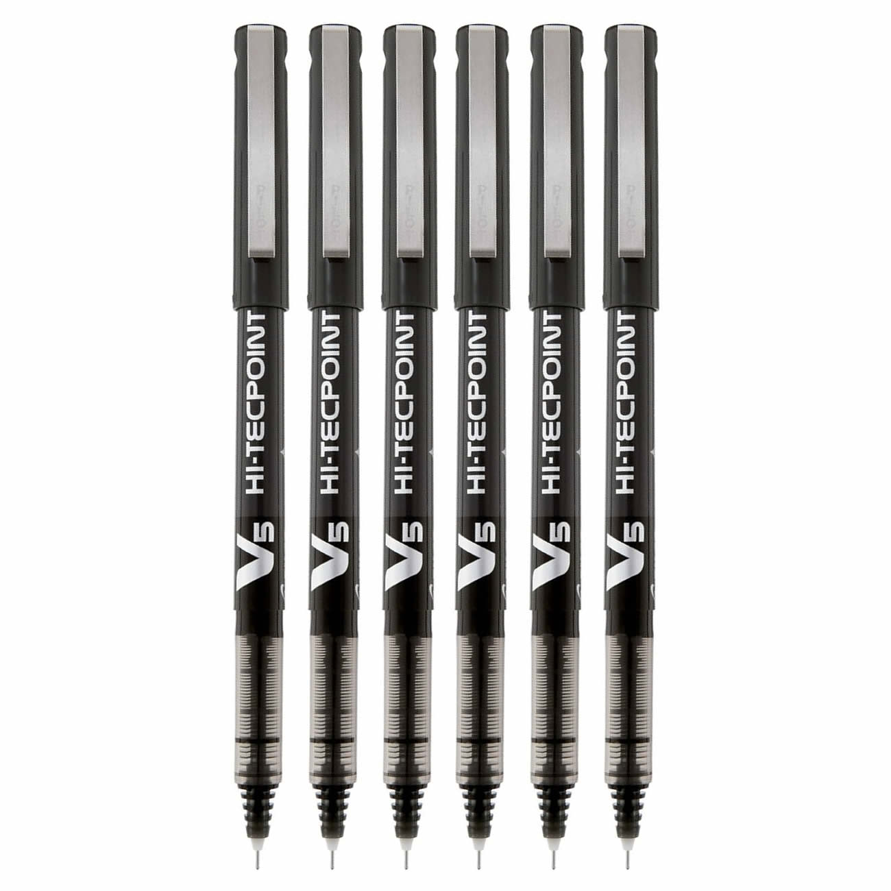 Pilot Hi-tecpoint V5 0.5mm Liquid Ink Pen (Pack of 6)