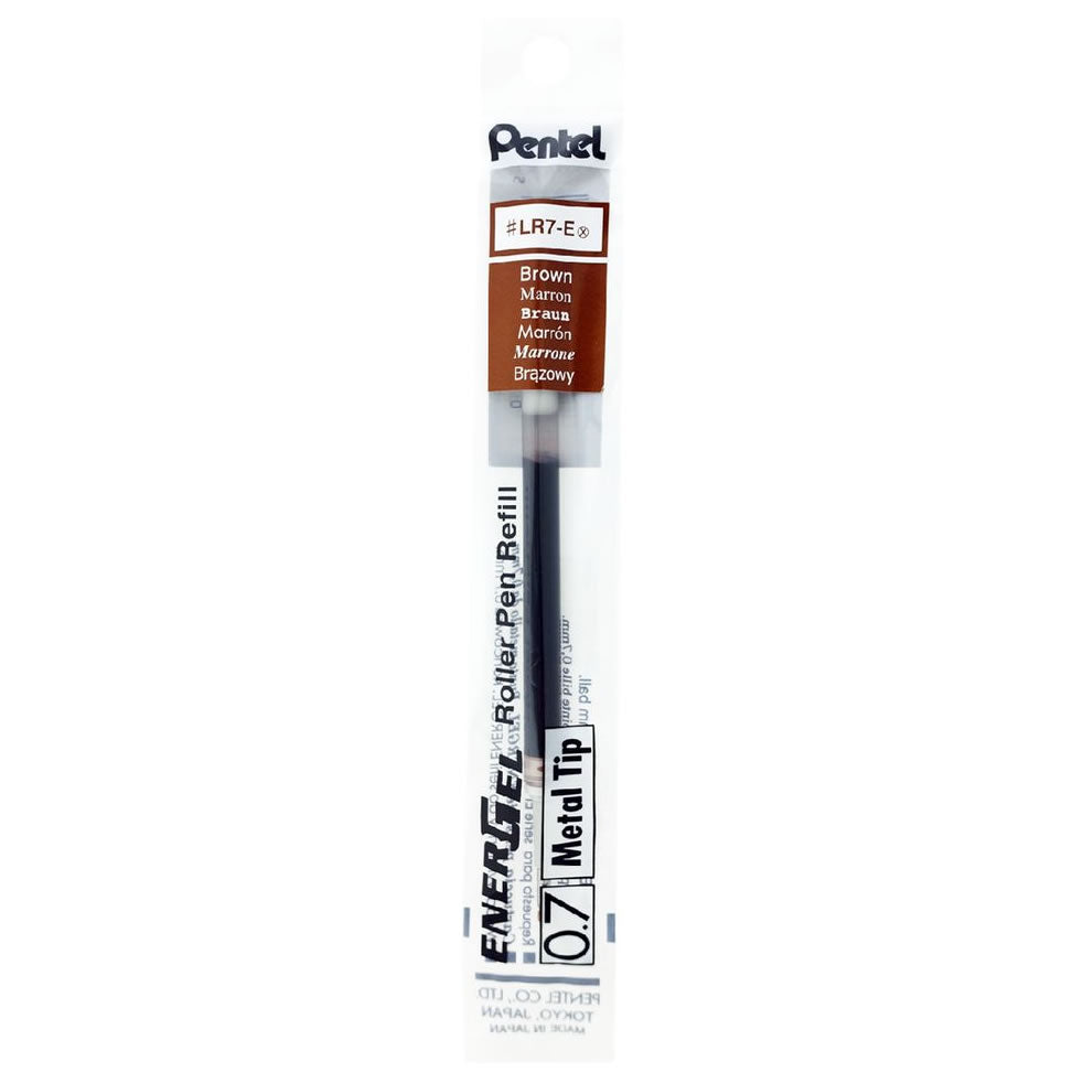 Pentel EnerGel LR7 0.7mm Metal Tip Liquid Gel Pen Refill