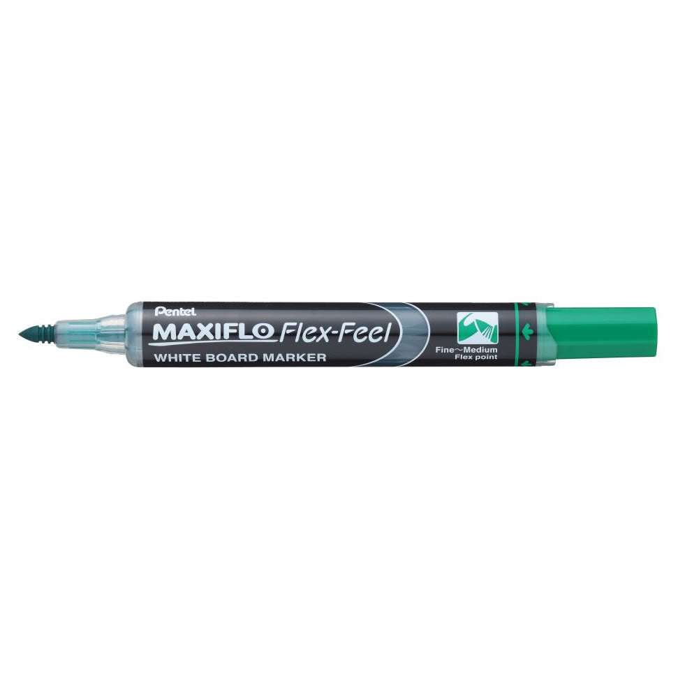Pentel MAXIFLO Flex-Free Whiteboard Marker (Fine - Medium Flex Point)