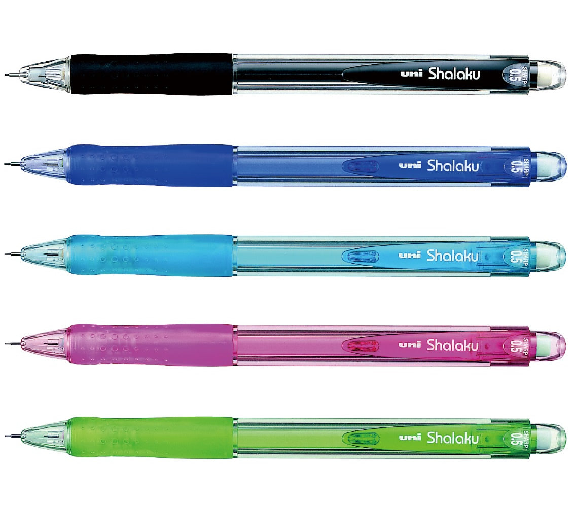 Uni Shalaku 0.5mm Mechanical Pencils (Pack of 5)