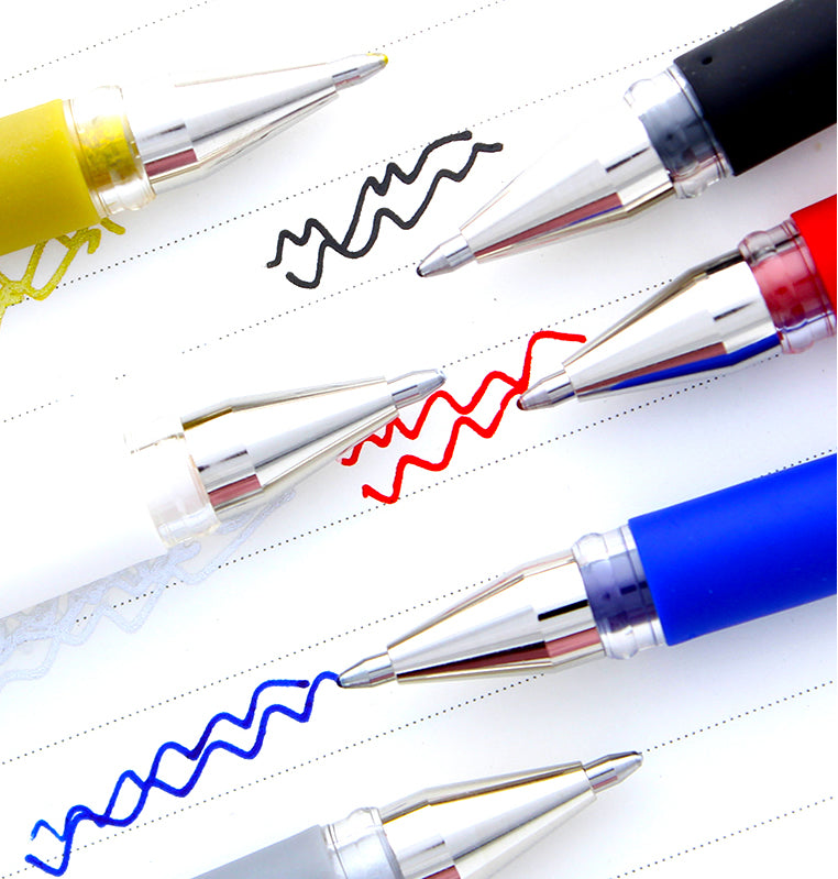 Uni Signo Broad 1.0mm Gel Ink Ballpoint Pens (Pack of 8)