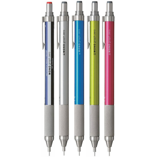 Tombow MONO Graph Zero 0.5mm Mechanical Pencils (Pack of 5)