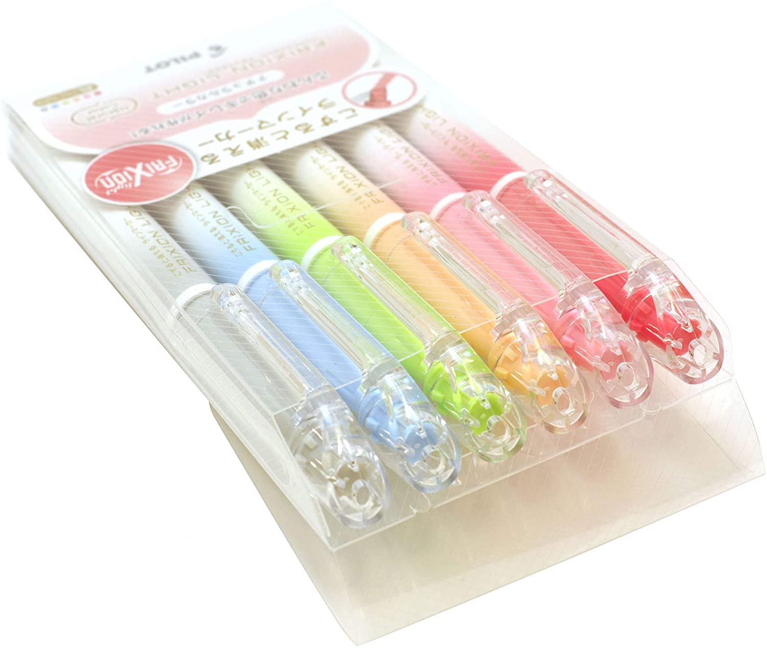 Pilot Frixion Light Erasable 6-Colour Highlighter Set