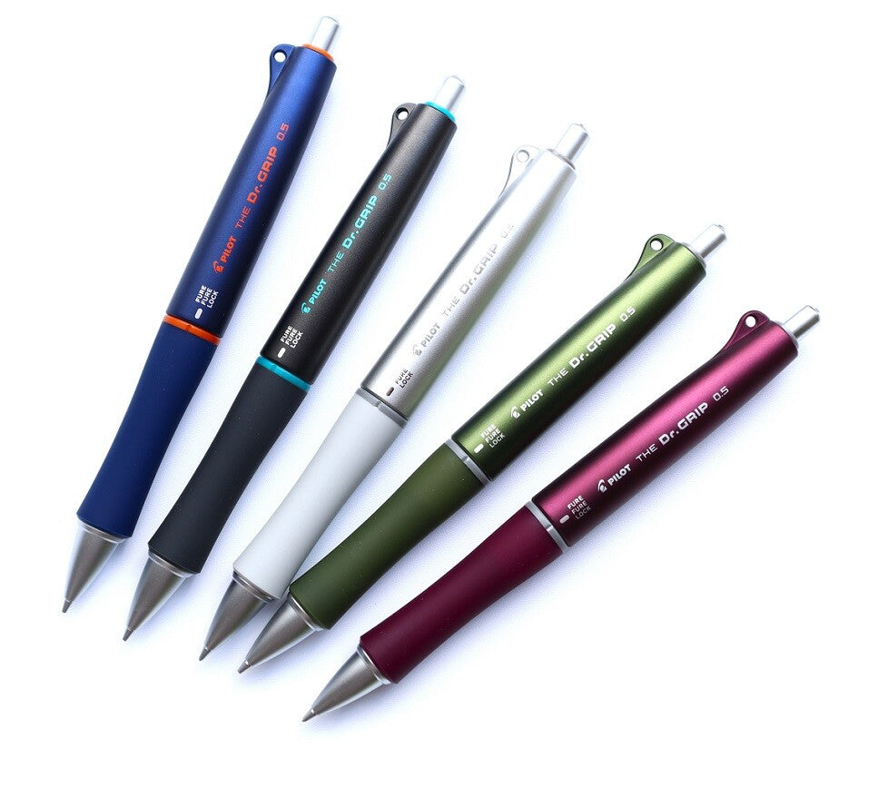 Pilot THE Dr.GRIP 0.5mm Fure-Fure Lock Mechanism Mechanical Pencils (Pack of 5)