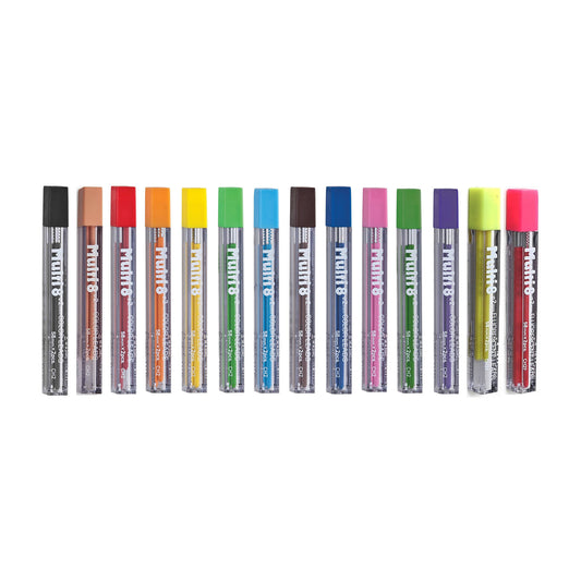 Pentel Multi 8 Assorted Colours 2.0mm Pencil Refill Leads (Pack of 14)