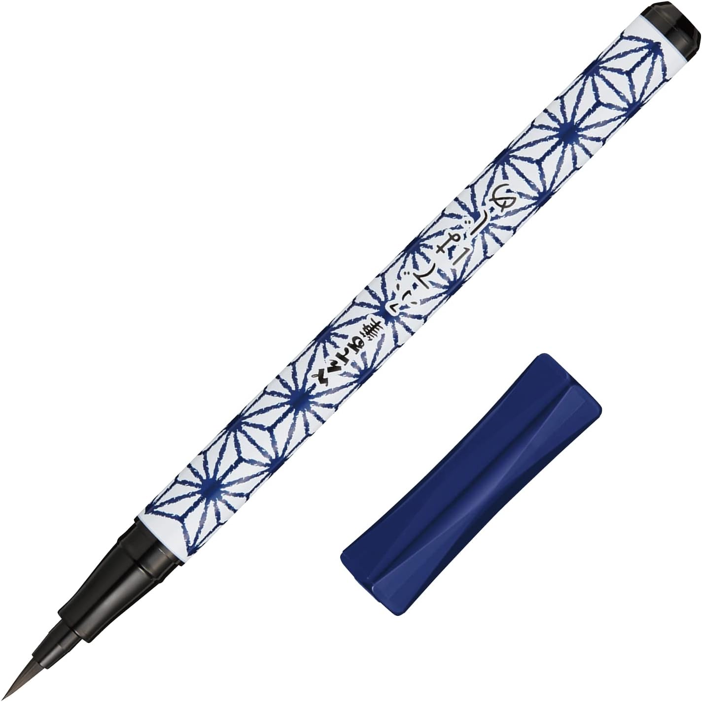 Pentel Fudehajime Traditional Japanese Pattern Quick-Drying Dye Ink Fude Brush Pen