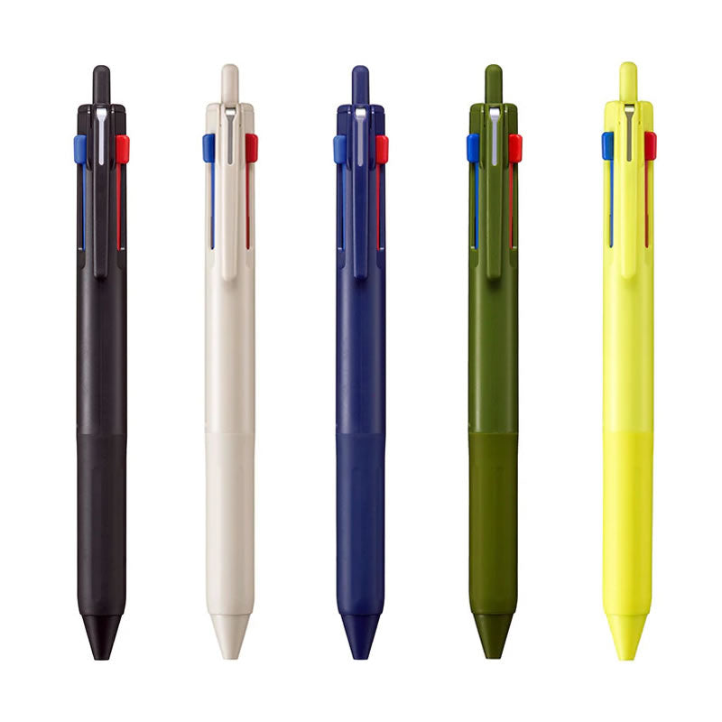 Uni Jetstream 3-Colour 0.7mm Ballpoint Pens (Pack of 5)