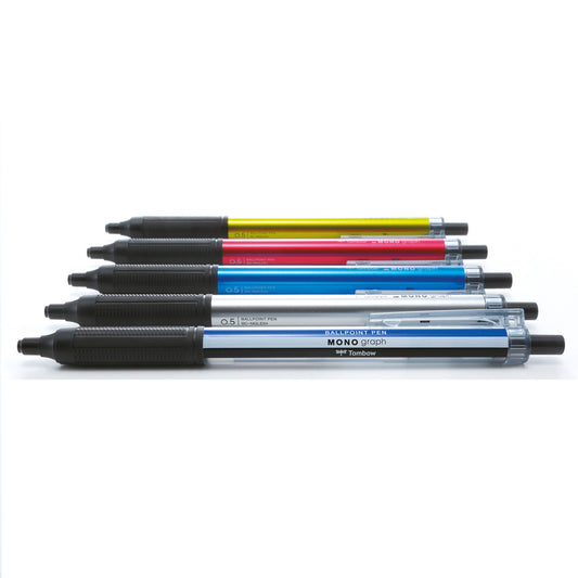 Tombow Standard Mono Graph Lite 0.5mm Ballpoint Pens (Pack of 5)