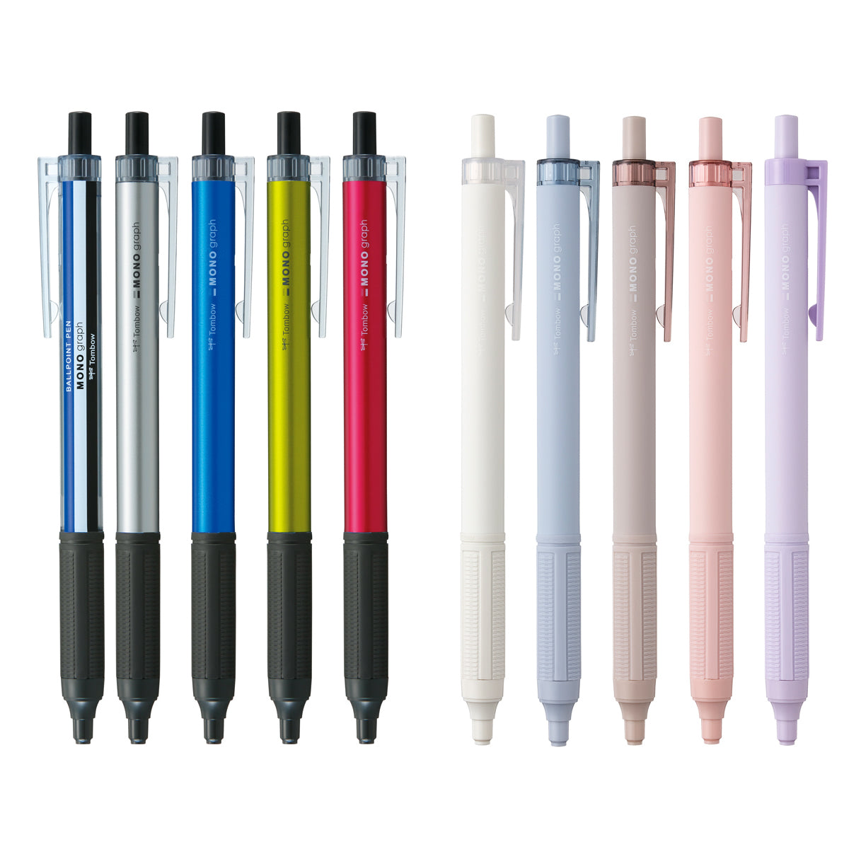 Tombow Mono Graph Lite 0.5mm Ballpoint Pens (Pack of 10)