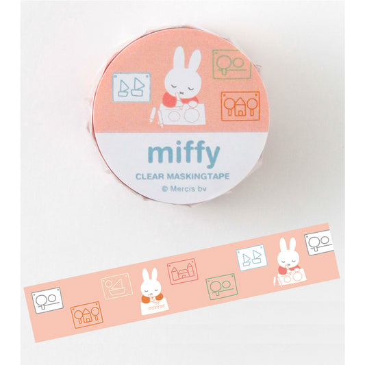 GreenFlash Miffy Clear Masking Tape, 20mm x 4m