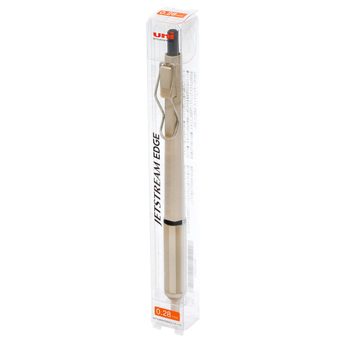 Uni JETSTREAM EDGE 0.28mm Oil-based Black Ink Ballpoint Pen