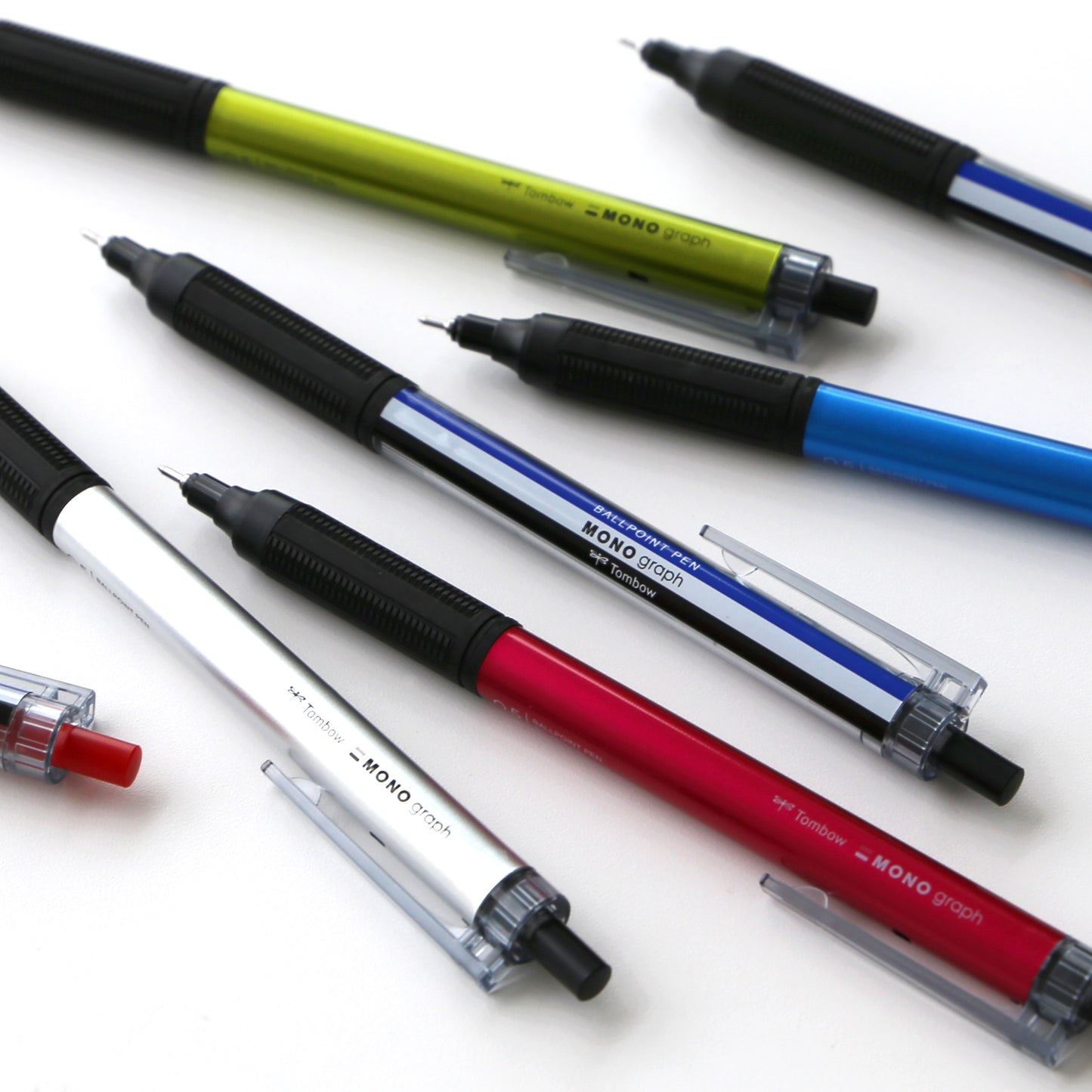 Tombow Standard Mono Graph Lite 0.38mm Ballpoint Pen (Pack of 5)