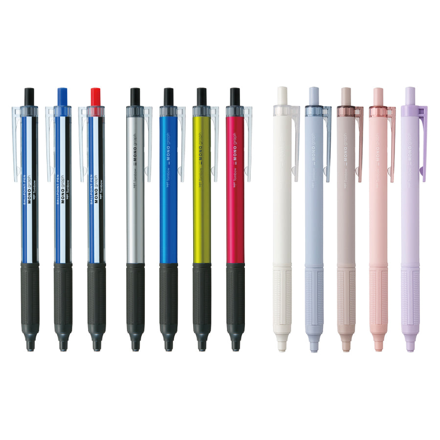 Tombow Mono Graph Lite 0.38mm Ballpoint Pens (Pack of 12)