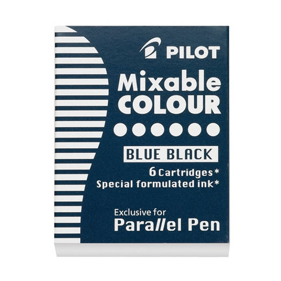 Pilot Mixable COLOUR Ink Cartridge for Parallel Pens (6 refills per pack)