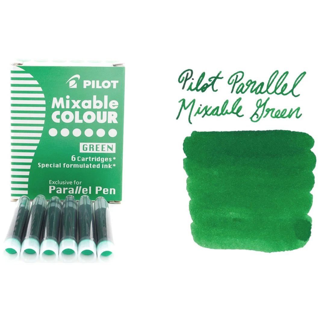 Pilot Mixable COLOUR Ink Cartridge for Parallel Pens (6 refills per pack)