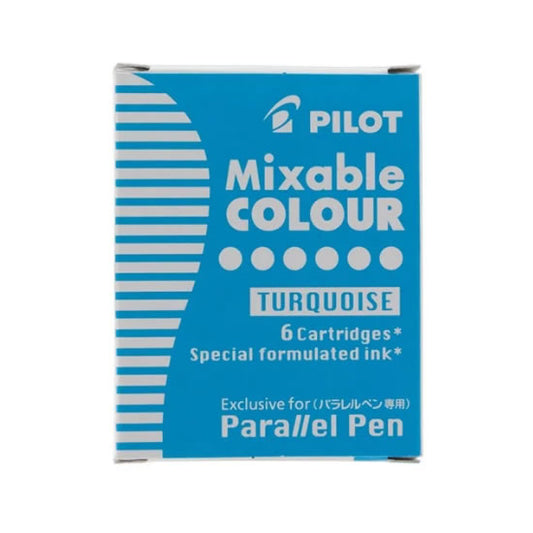 Pilot Mixable COLOUR Ink Cartridge for Parallel Pens (6 refills per pack)