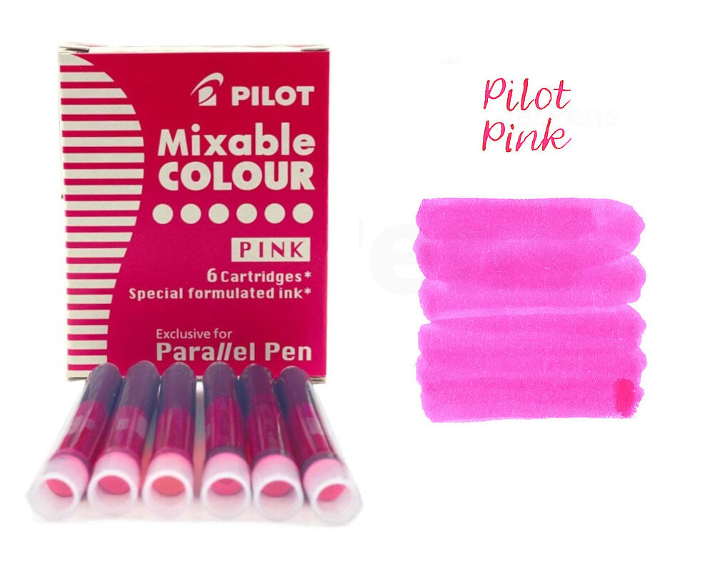 Pilot Mixable COLOUR Ink Cartridge for Parallel Pens (6 refills per pack)