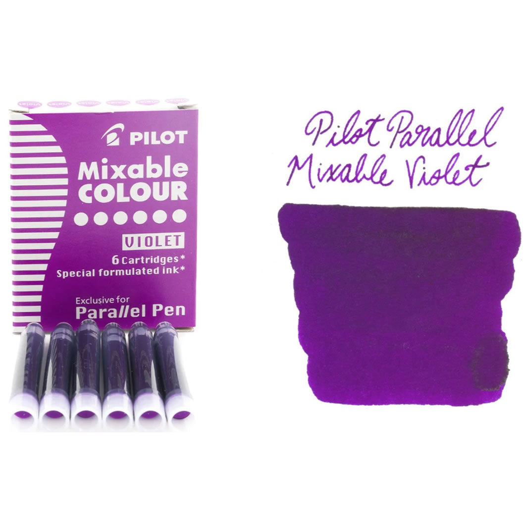 Pilot Mixable COLOUR Ink Cartridge for Parallel Pens (6 refills per pack)