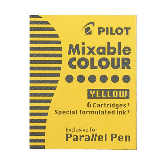 Pilot Mixable COLOUR Ink Cartridge for Parallel Pens (6 refills per pack)