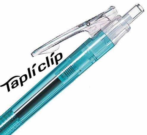 Zebra Tapli Clip 0.7mm Oil-Based Black Ink Ballpoint Pen