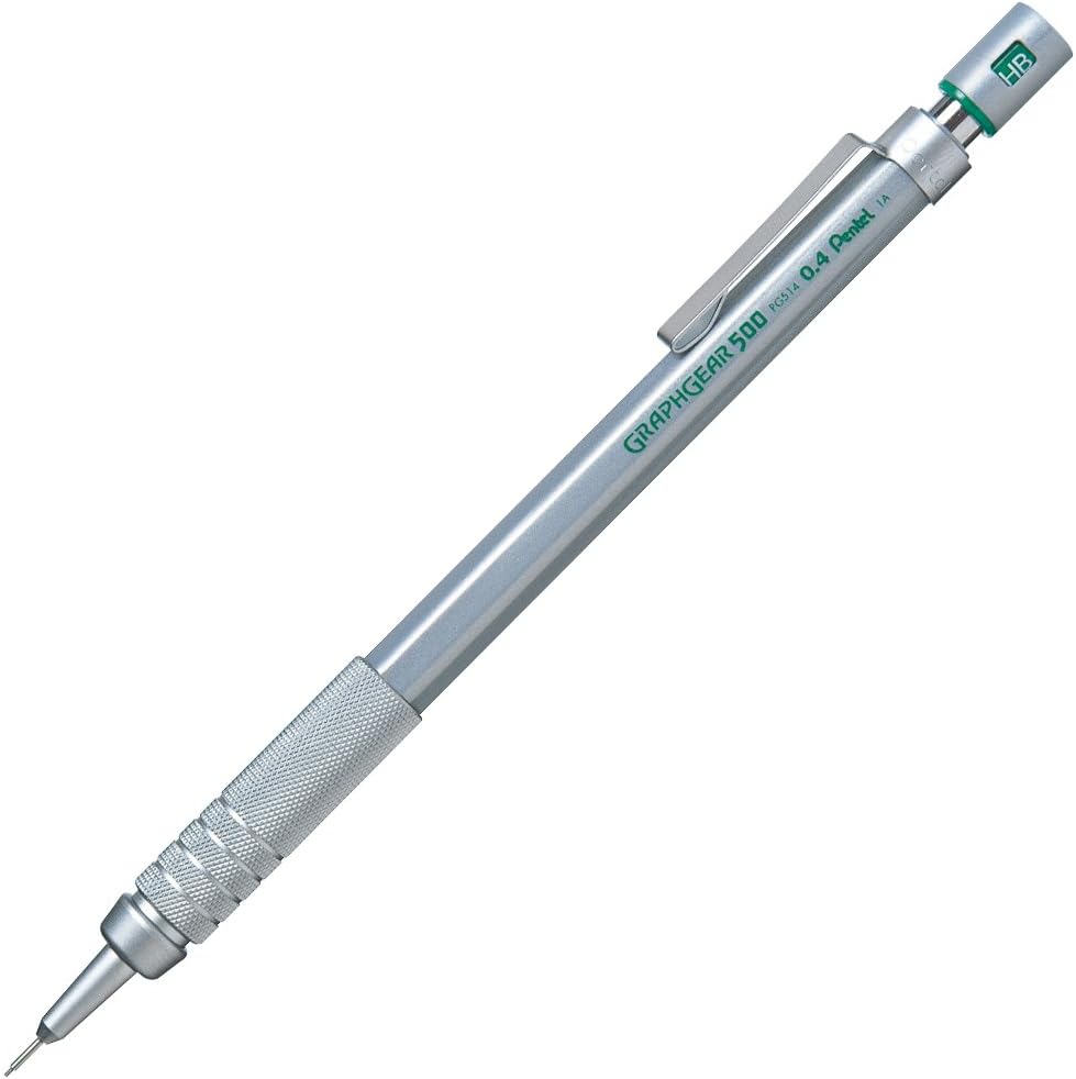 Pentel GRAPHGEAR 500 0.4mm Mechanical Drafting Pencil