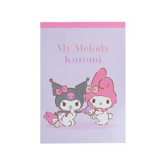 Sun-Star Sanrio My Melody & Kuromi Non-Sticky Memo Pad (100 Sheets)