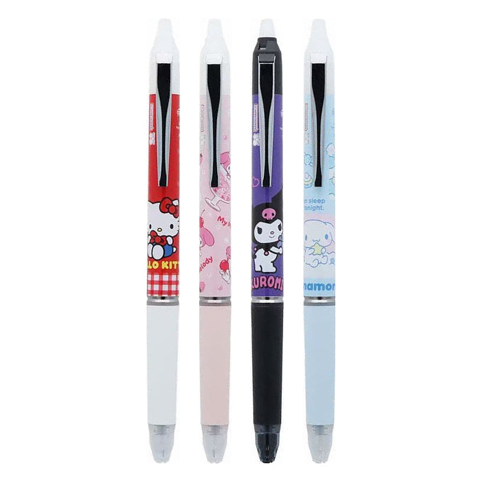 Sun-Star FriXion Ball Knock Zone 0.5mm Erasable Ballpoint Pens (Pack of 4)