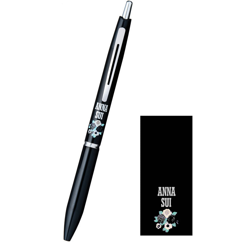 Pilot Acro X ANNA SUI Silver Line 0.5mm Black Ink Ballpoint Pen