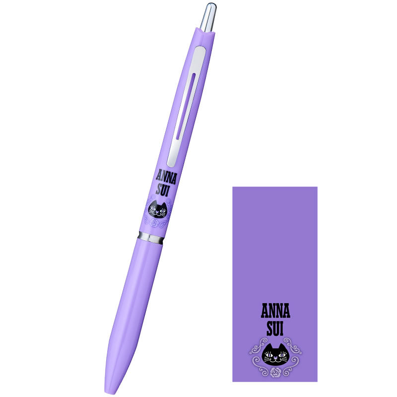 Pilot Acro X ANNA SUI Silver Line 0.5mm Black Ink Ballpoint Pen