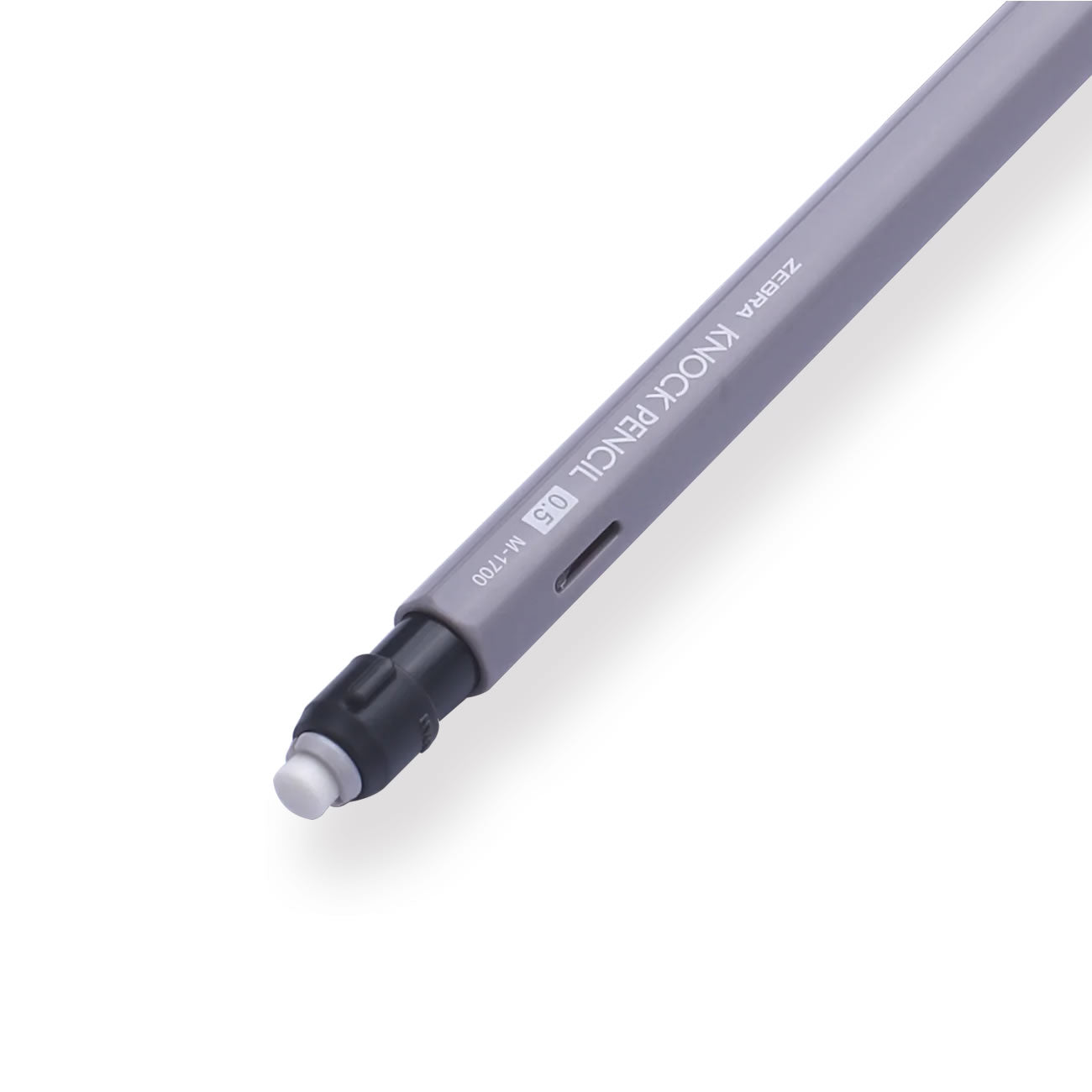 Zebra KNOCK PENCIL M-1700 0.5mm Shaker Mechanical Pencil, Hexagonal Shape