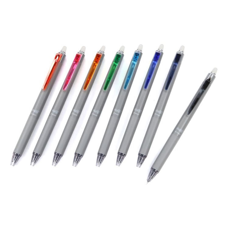 Pilot Frixion Synergy Knock 0.4mm Erasable Gel Ink Ballpoint Pens (8-Colour Set)