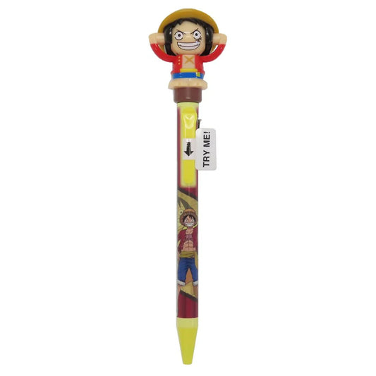 One Piece Black Ink 0.7mm Change Face Ballpoint Pen (4 Facial Expressions)