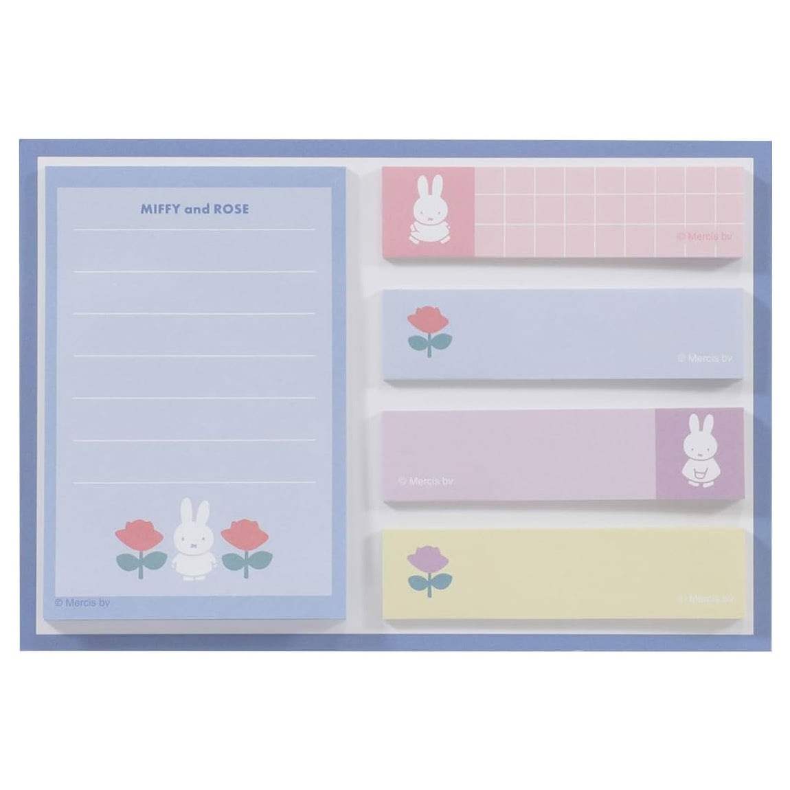 kutsuwa Miffy and Rose Sticky Note (100 Sheets)