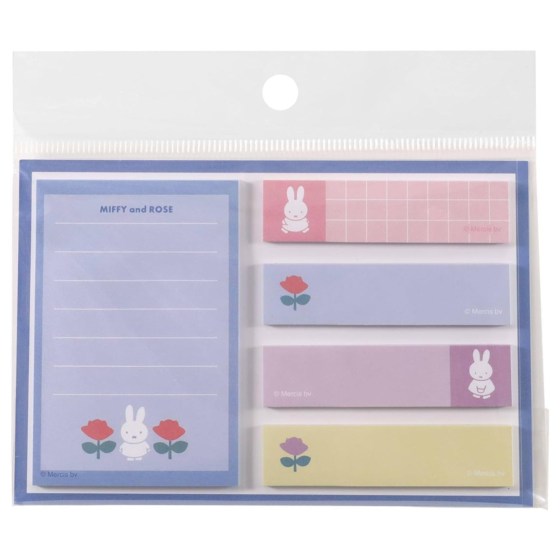 kutsuwa Miffy and Rose Sticky Note (100 Sheets)