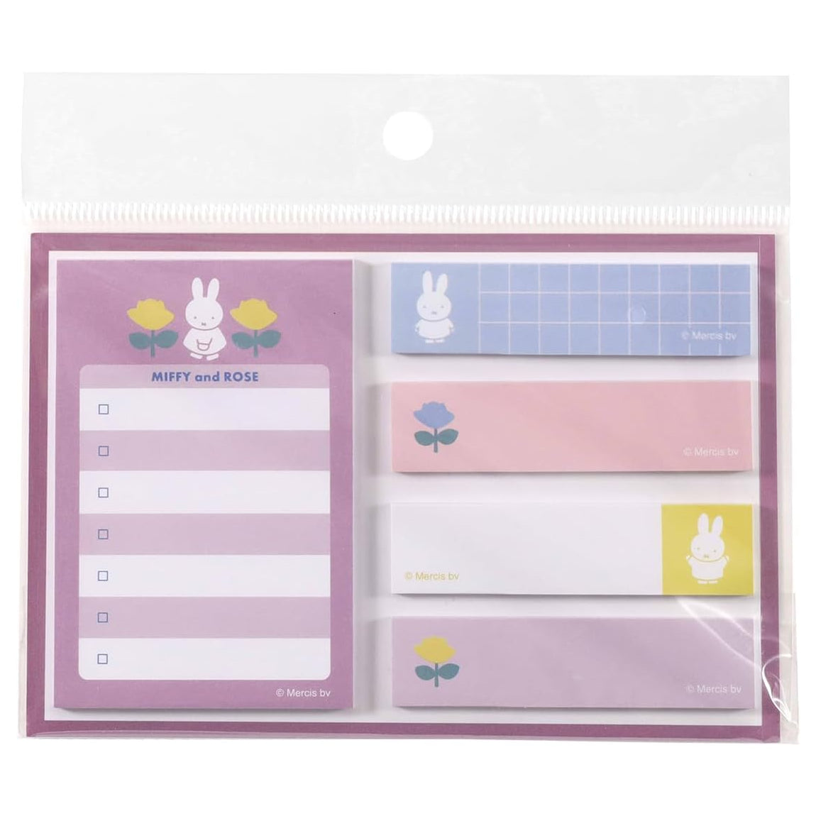 kutsuwa Miffy and Rose Sticky Note (100 Sheets)