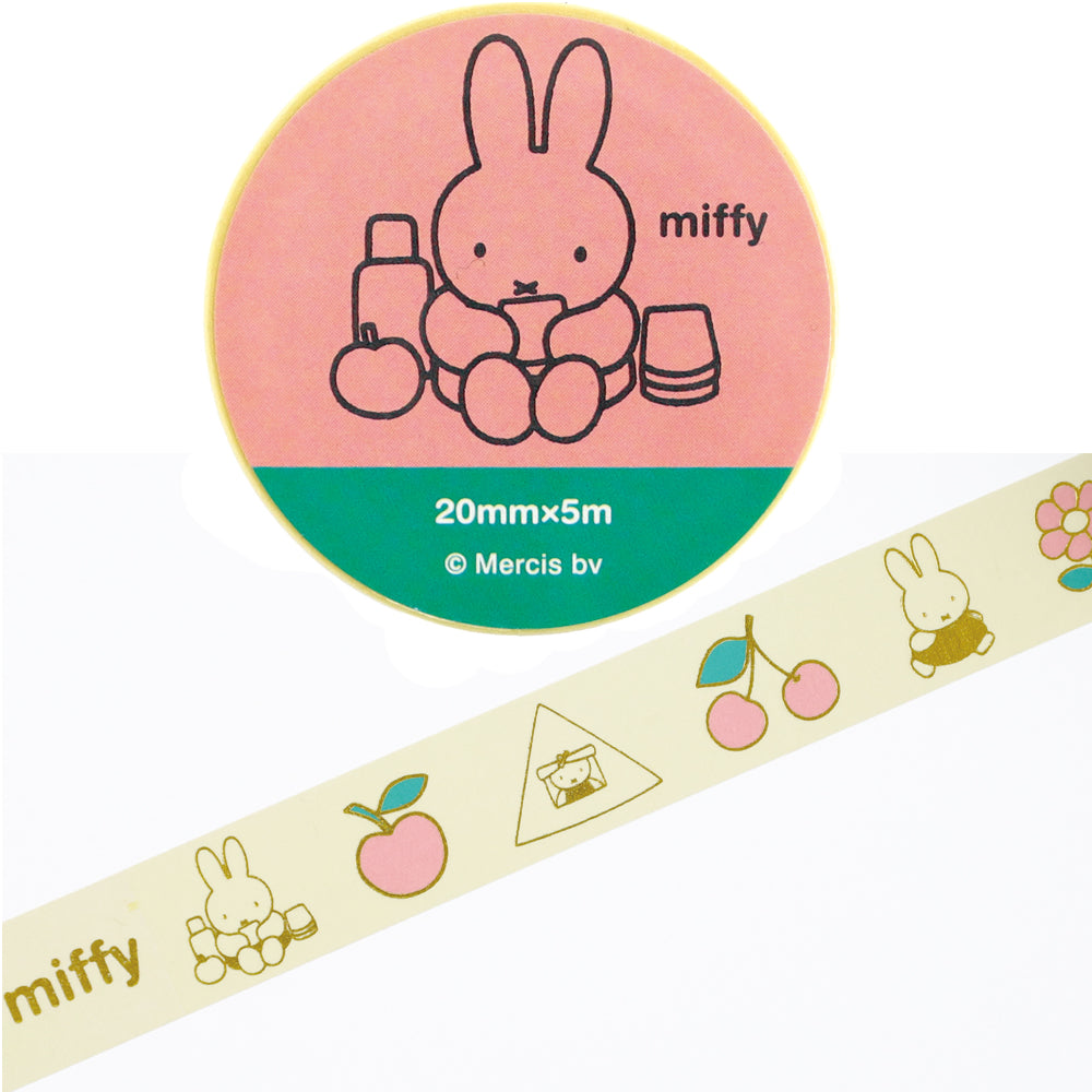 GreenFlash Miffy Gold Foil Masking Tape, 20mm x 5m