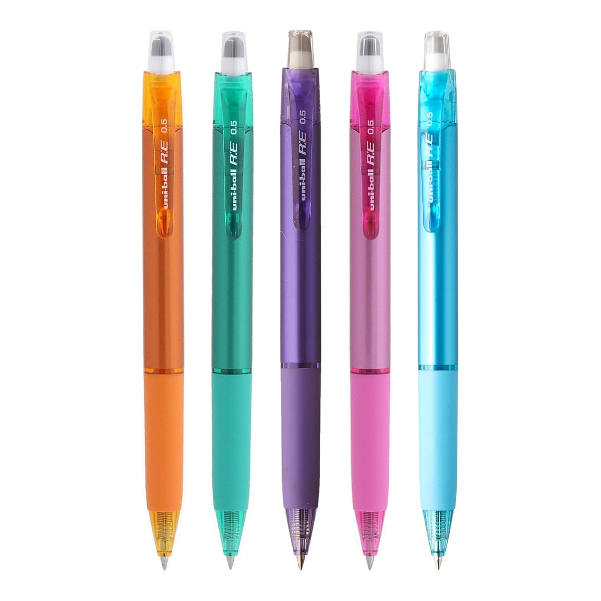 Uniball R:E 0.5mm Erasable Ballpoint Pens (Pack of 5)