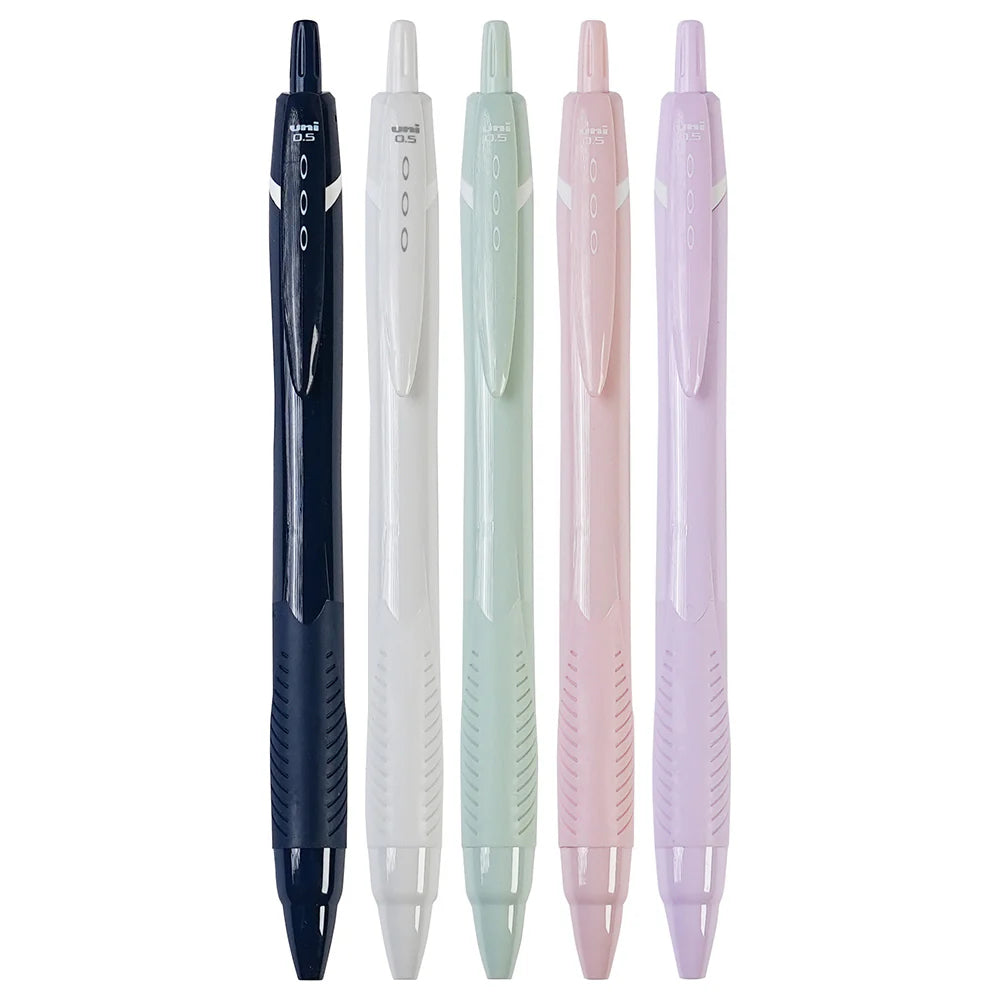 Uni JETSTREAM Standard 0.5mm Retractable Black Ink Ballpoint Pens (Pack of 5)