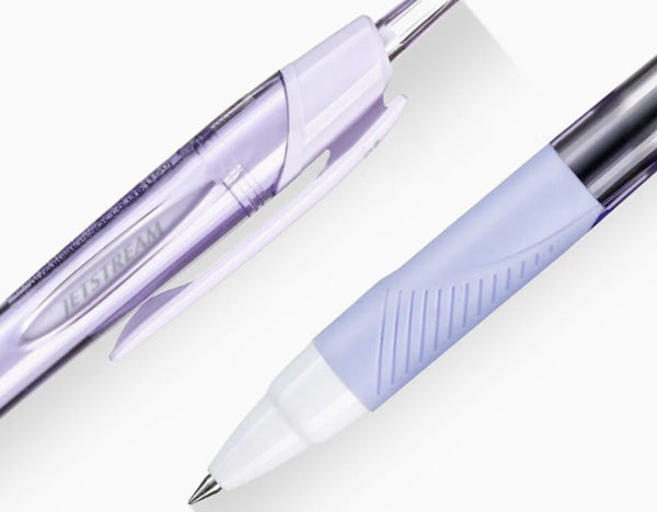 Uni JETSTREAM 0.5mm Retractable Black Ink Ballpoint Pen, Clear Version