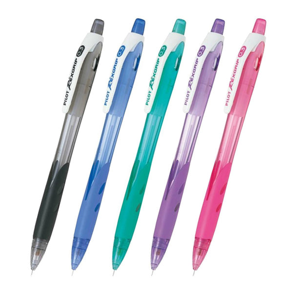 Pilot REXGRIP 0.3mm Ultra Fine Mechanical Pencils (Pack of 5)