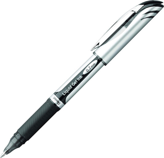 Pentel EnerGel 0.7mm Refillable Metal Tip Liquid Gel Pen