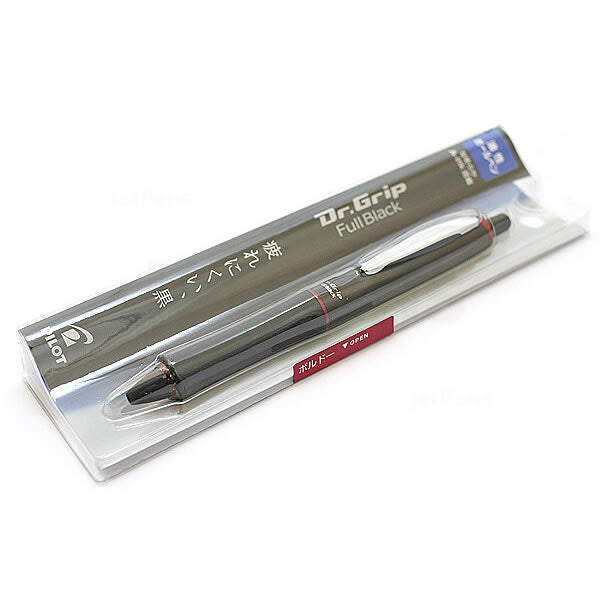 Pilot Dr.Grip FullBlack 0.7mm Black Ink Retractable Ballpoint Pen