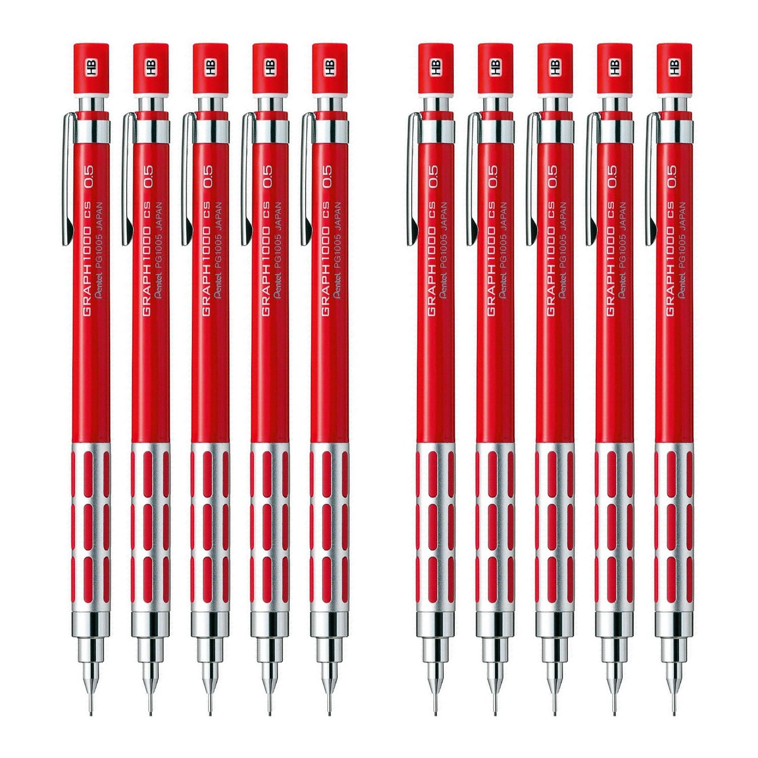 Pentel GRAPH 1000 CS 0.5mm Mechanical Pencil (10pcs)