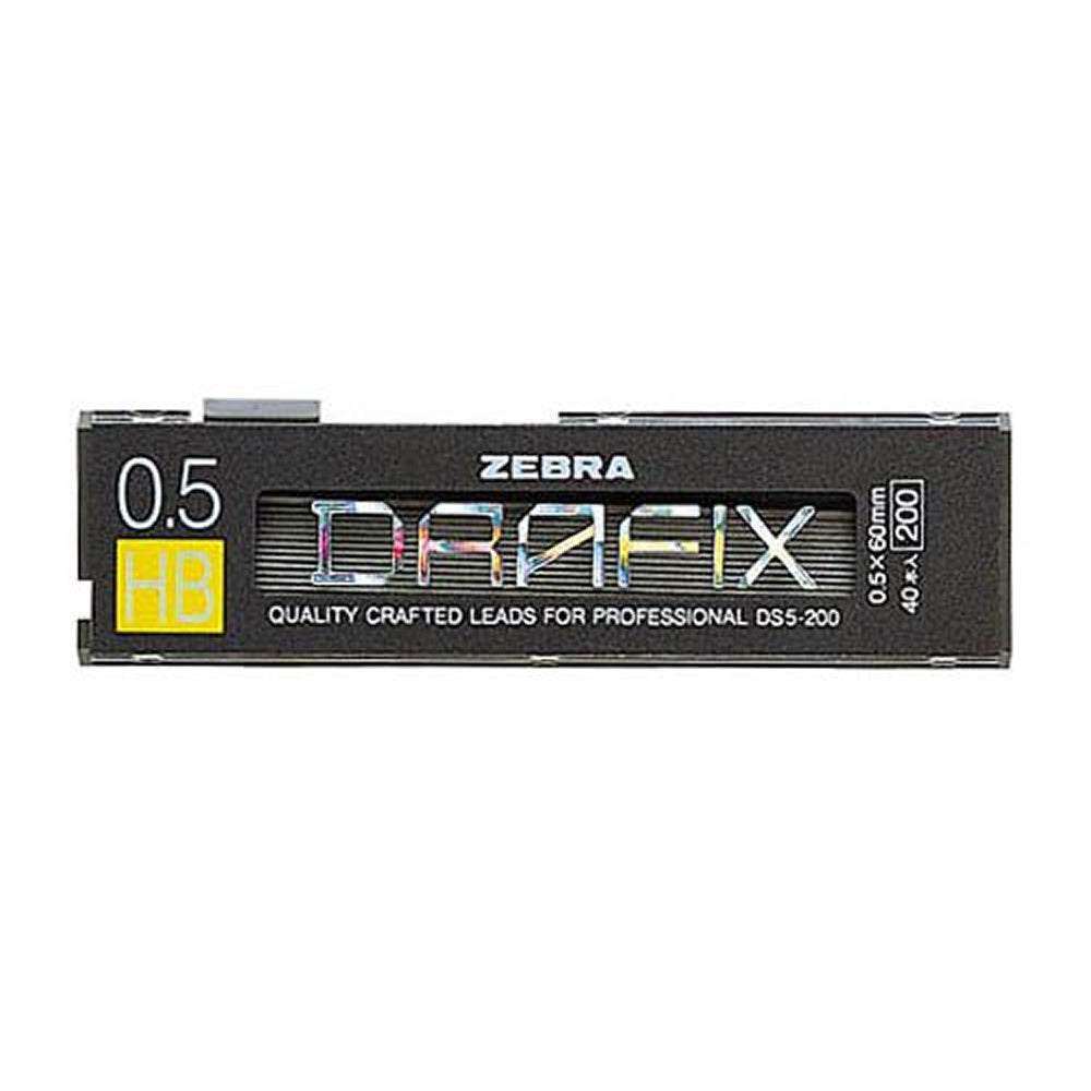 Zebra DRAFIX 0.5mm Refill Lead (40 leads per tube)